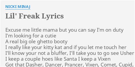 lil freak lyrics